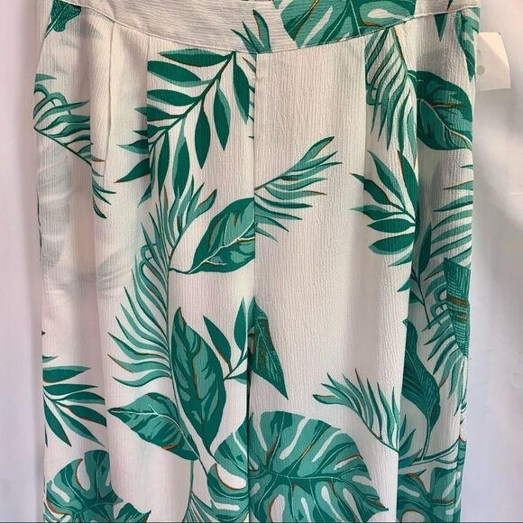 J.O.A. New with tag Printed Ivory green Wide - Picture 7 of 16